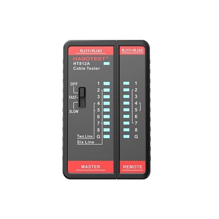 Habotest Network cable tester  HT812A  RJ45/RJ14/RJ12/RJ9