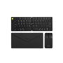 DeLUX Set Wireless foldable Keyboard Delux KF10 and mouse MF10PR - Tastatur & Maus Set - Schwarz