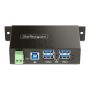 StarTech.com 5G4AINDRM-USB-A-HUB USB-Hubs - USB 3.2 - 4 - Schwarz