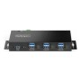 StarTech.com 5G7AINDRM-USB-A-HUB USB-Hubs - USB 3.2 - 7 - Schwarz