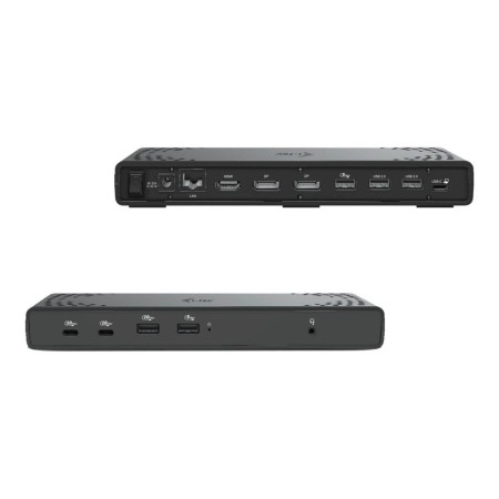 I-Tec - docking station - USB-C / USB4 / Thunderbolt 3 / Thunderbolt 4 - HDMI 2 x DP++ - GigE