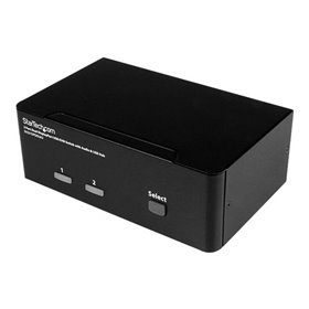StarTech.com 2-Port DisplayPort Dual-Monitor KVM Switch - 4K 60Hz - KVM / audio / USB switch - 2 porte