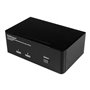 StarTech.com 2-Port DisplayPort Dual-Monitor KVM Switch - 4K 60Hz - KVM / audio / USB switch - 2 porte