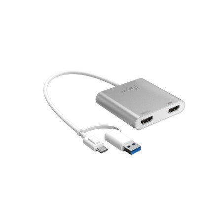 j5create USB-C to Dual HDMI - 20cm