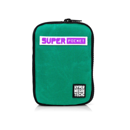 Hyper Mega Tech! Super Pocket Fabric Case - Green - Miscellaneous Bag