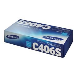 Samsung CLT-C406S - cyan - original - toner cartridge - Tonerpatrone Cyan