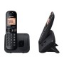 Panasonic KX-TGC212FX - cordless phone with caller ID/call waiting + additional handset - 3-way call capability