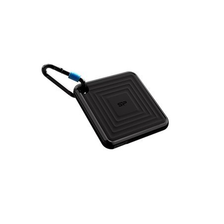 Silicon Power PC60 Portable SSD - 512GB - Schwarz - Extern SSD - USB 3.2 Gen 2