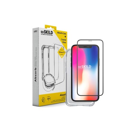 SoSkild Phone Case Absorb 2.0 Impact Case Bundle incl. Tempered Glas - iPhone 11 Pro Max