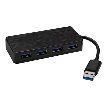 StarTech.com USB 3.0 Hub 4-port with Charge Port USB-Hubs - USB 3.2 - 4 - Schwarz