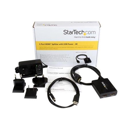StarTech.com 4K HDMI 2-Port Video Splitter
