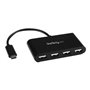 StarTech.com USB-C Hub 4-Port USB-Hubs - USB 2.0 - 4 - Schwarz