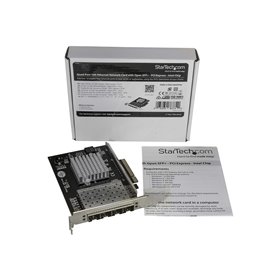 StarTech.com Quad-Port SFP+ Server Network Card - PCI Express - Intel XL710 Chip - netværksadapter