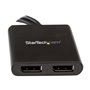 StarTech.com DisplayPort to DP Multi Monitor Splitter - 2-Port MST Hub - videosplitter - 2 porte