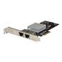 StarTech.com Dual Port Network Card - PCIe 10G / NBASE-T Ethernet NIC Card - netværksadapter