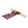 StarTech.com USB 3.2 Gen 2x2 PCIe Card - USB-C 20Gbps PCI Express 3.0 x4 Controller - USB Type-C Add-On PCIe Expansion Card -Win