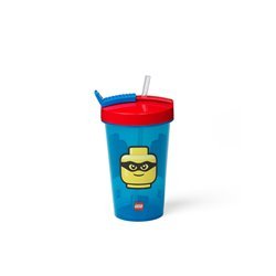 LEGO TUMBLER WITH STRAW ICONIC CLASSIC
