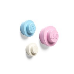 LEGO Knager i pink blå og hvid (3-pak)