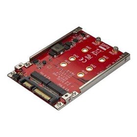 StarTech.com Dual-Slot M.2 Drive to SATA Adapter for 2.5" Drive Bay - RAID - styreenhed til lagring (RAID) - M.2 Card - SATA 6Gb