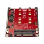 StarTech.com Dual-Slot M.2 Drive to SATA Adapter for 2.5" Drive Bay - RAID - styreenhed til lagring (RAID) - M.2 Card - SATA 6Gb