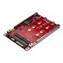 StarTech.com Dual-Slot M.2 Drive to SATA Adapter for 2.5" Drive Bay - RAID - styreenhed til lagring (RAID) - M.2 Card - SATA 6Gb