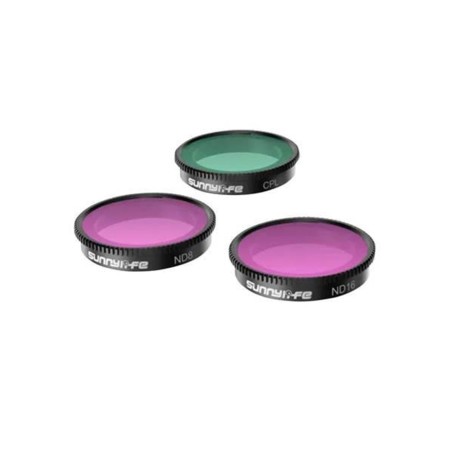 Sunnylife Set of 3 filters CPL+ND8+ND16  for Insta360 GO 3/2