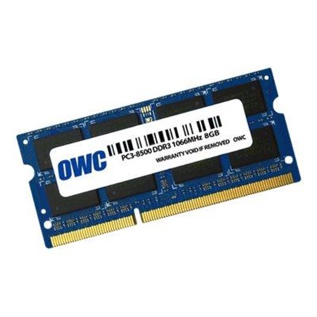OWC Other World Computing - DDR3 - module - 8 GB - SO-DIMM 204-pin - 1066 MHz / PC3-8500 - unbuffered