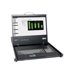19" Tripp Lite Rack Console KVM Cable Kit w/ 19" LCD PS/2 1U TAA GSA - KVM console - 19"