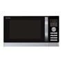 Sharp R-843INW - mikrobølgeovn med varmeledning og grill - fritstående - sølv