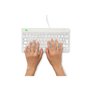 R-Go Tools R-Go Compact Break - keyboard - with integrated break indicator - QWERTY - Italian - white Input Device - Tastaturen 