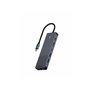RAPOO USB-C Multiport UCM-2002 6-in-1 USB-C Adapte USB-Hubs - 6 - Schwarz
