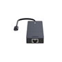 RAPOO USB-C Multiport UCM-2002 6-in-1 USB-C Adapte USB-Hubs - 6 - Schwarz