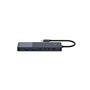RAPOO USB-C Multiport UCM-2002 6-in-1 USB-C Adapte USB-Hubs - 6 - Schwarz