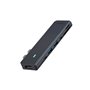 RAPOO Multiport USB-C UCM-2003 7-i-2 USB-C-Adapter (MacBook) USB-Hubs - 7 - Schwarz
