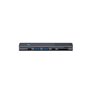 RAPOO Multiport USB-C UCM-2003 7-i-2 USB-C-Adapter (MacBook) USB-Hubs - 7 - Schwarz