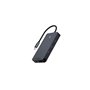 RAPOO Multiport USB-C UCM-2005 10-i-1 USB-C-Adapter USB-Hubs - 10 - Schwarz