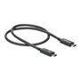 StarTech.com Thunderbolt 3 (40Gbps) USB C Cable - Black - 50cm