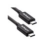 StarTech.com Thunderbolt 3 (40Gbps) USB C Cable - Black - 50cm