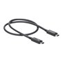 StarTech.com Thunderbolt 3 (40Gbps) USB C Cable - Black - 50cm