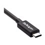 StarTech.com Thunderbolt 3 (40Gbps) USB C Cable - Black - 50cm