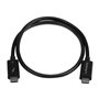StarTech.com Thunderbolt 3 (40Gbps) USB C Cable - Black - 50cm