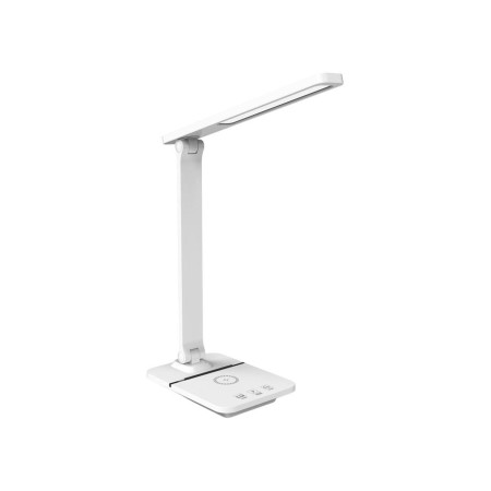 Lippa LED Desk Lamp with Wireless Charging - White