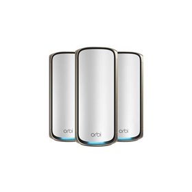 Netgear RBE973S Orbi 970 BE27000 Quad-Band WiFi 7 Mesh System 27Gbps (3-Pack) - Mesh router 802.11a/b/g/n/ac/ax/be (Wi-Fi 7)