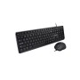 V7 CKU350US - keyboard and mouse set - 100% (full size) - QWERTY - US - black Input Device - Tastatur & Maus Set - Englisch - US