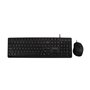 V7 CKU350US - keyboard and mouse set - 100% (full size) - QWERTY - US - black Input Device - Tastatur & Maus Set - Englisch - US