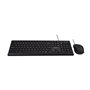 V7 CKU350US - keyboard and mouse set - 100% (full size) - QWERTY - US - black Input Device - Tastatur & Maus Set - Englisch - US