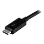 StarTech.com Thunderbolt 3 (20Gbps) USB C Cable - Black - 2m