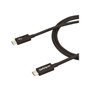 StarTech.com Thunderbolt 3 (20Gbps) USB C Cable - Black - 2m