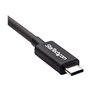 StarTech.com Thunderbolt 3 (20Gbps) USB C Cable - Black - 2m