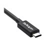 StarTech.com Thunderbolt 3 (20Gbps) USB C Cable - Black - 2m